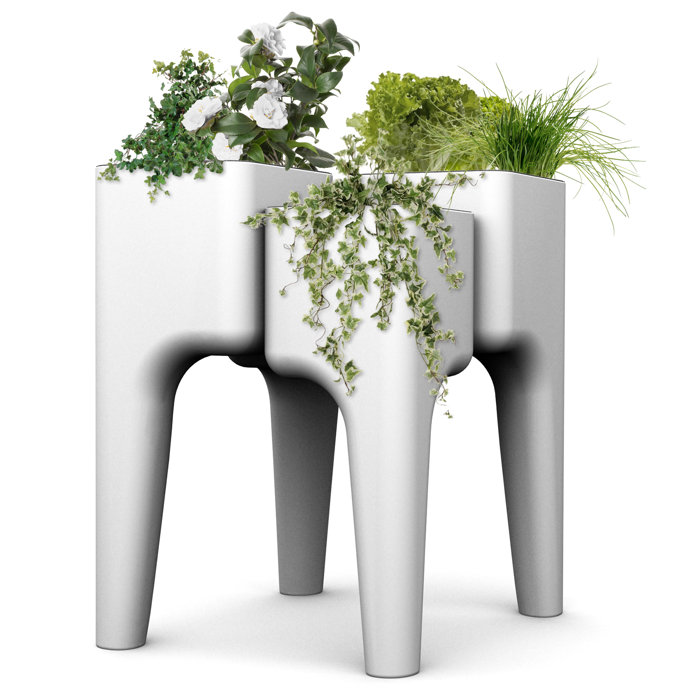 Orren Ellis Dillingham 8 Piece Polyurethane Foam Pot Planter Set